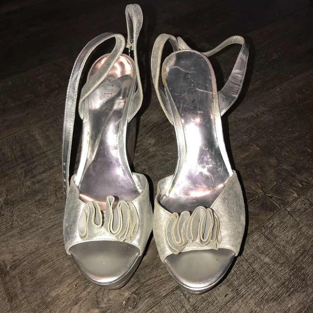 Guess Silver Wedges